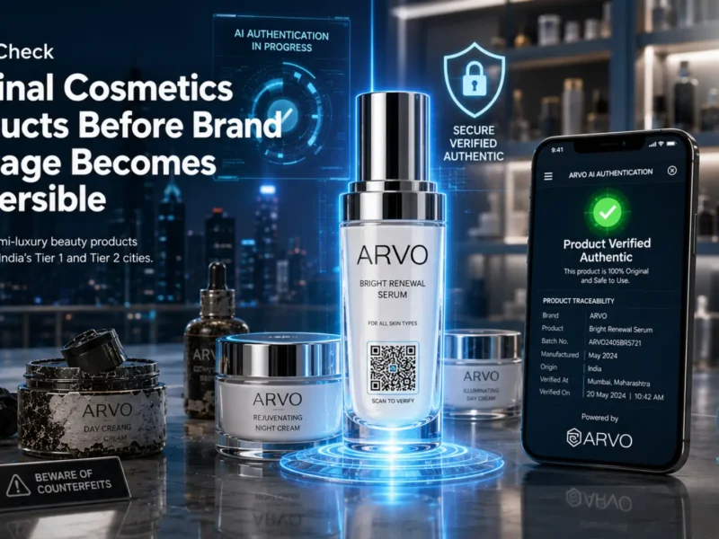 Counterfeit semi-luxury cosmetics seized from retail outlets in Indian metro and Tier 2 cities