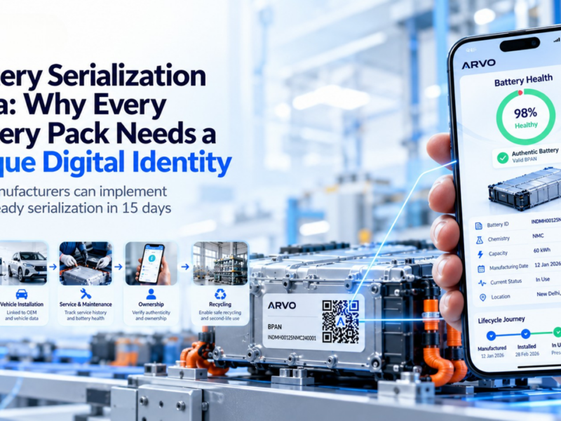 Unserialized batteries creating blind spots in Indian manufacturing supply chain and recalls